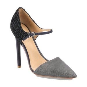 L.A.M.B. Will Leather & Calf Hair Pumps. NWOB